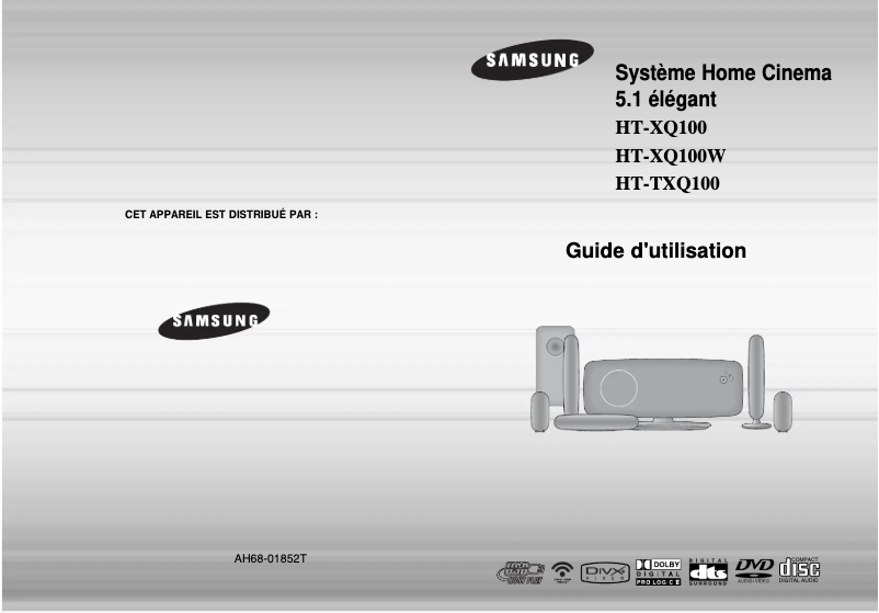 Page 1 of the manual User Manual Samsung HT-TXQ100