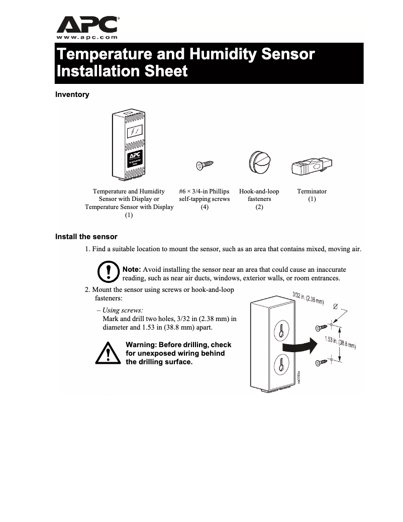 Image de la première page du manuel de l'appareil AP9520TH