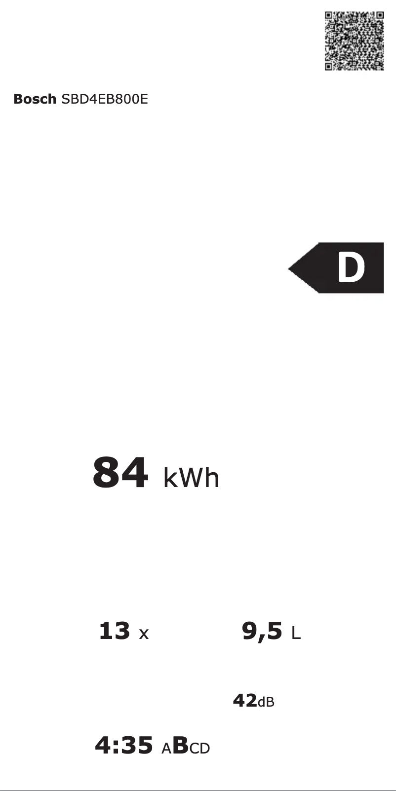 First page image of the manual for SBD4EB800E