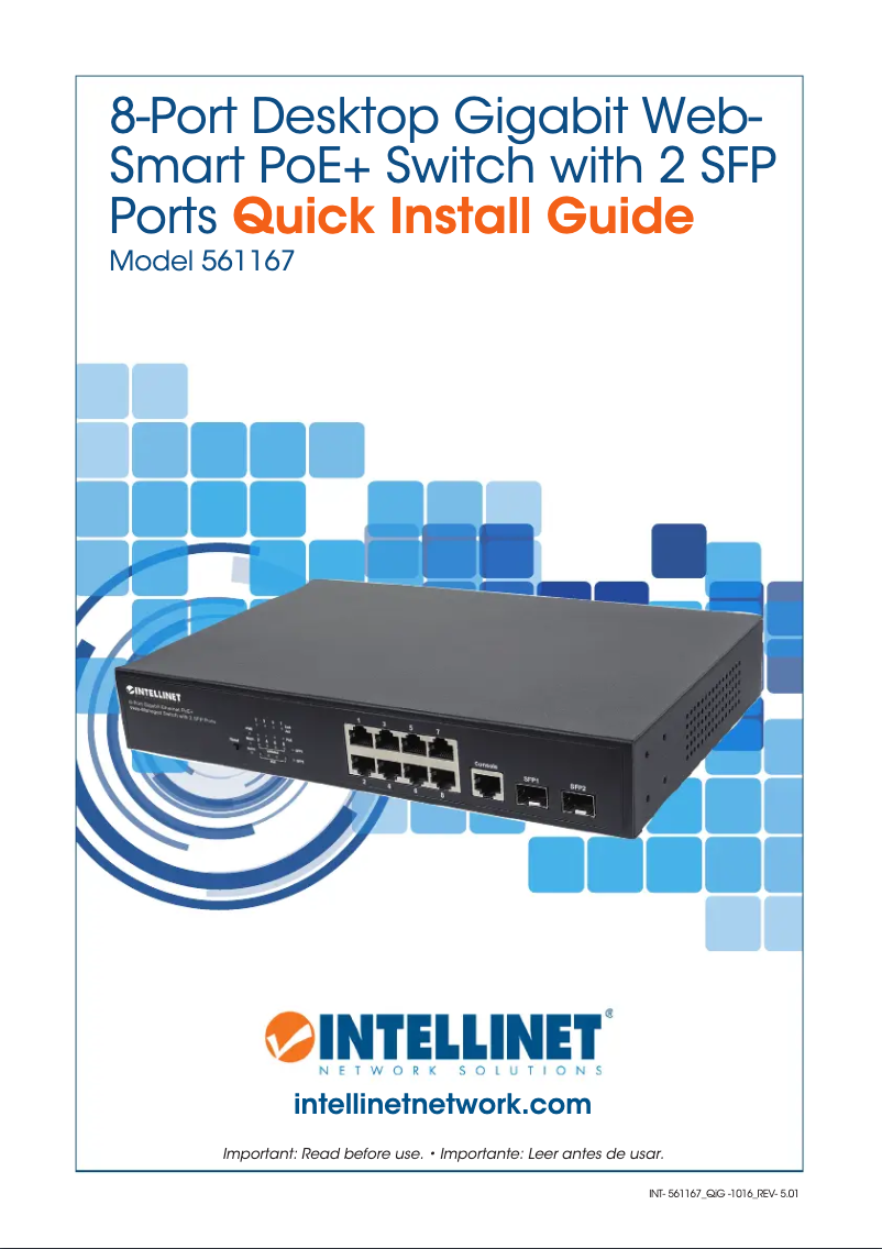 First page image of the manual for 561167