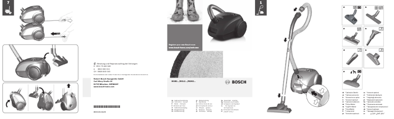 Page 1 of the manual User Manual Bosch BGL2A112