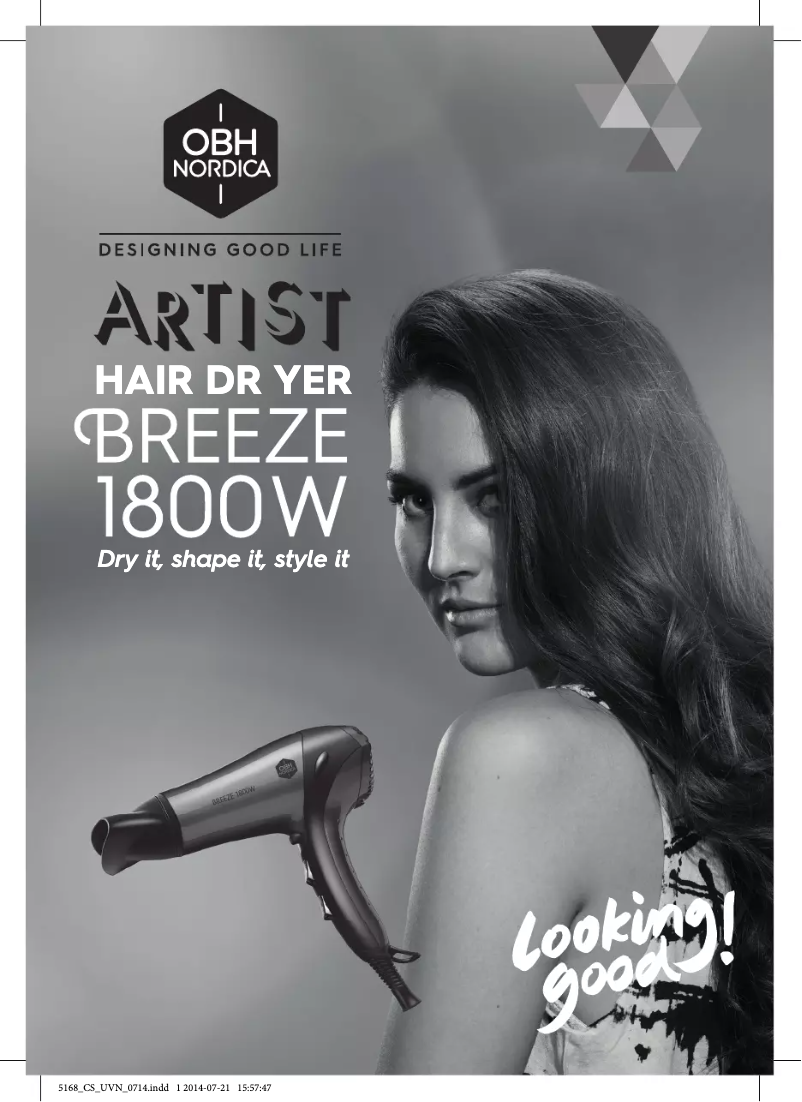 Page 1 of the manual User Manual OBH Nordica Breeze