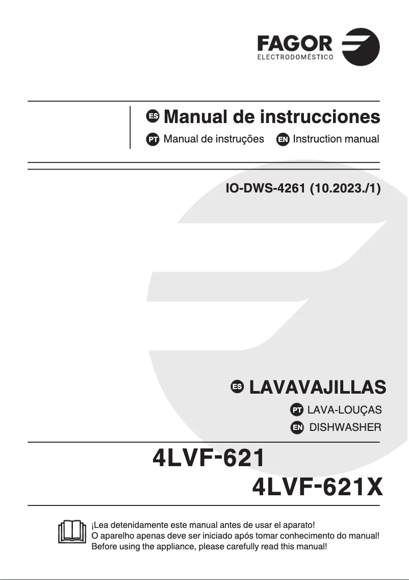 First page image of the manual for 4LVF-621X