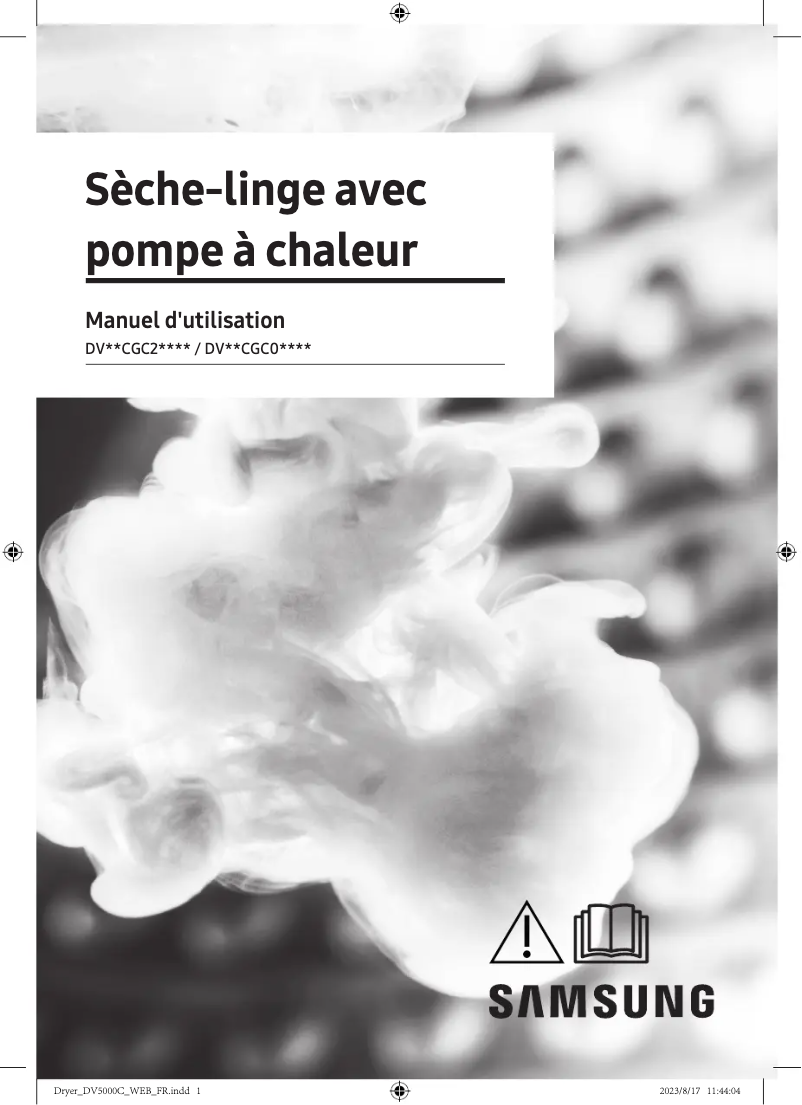 Page 1 of the manual User Manual Samsung DV90CGC0A0TH