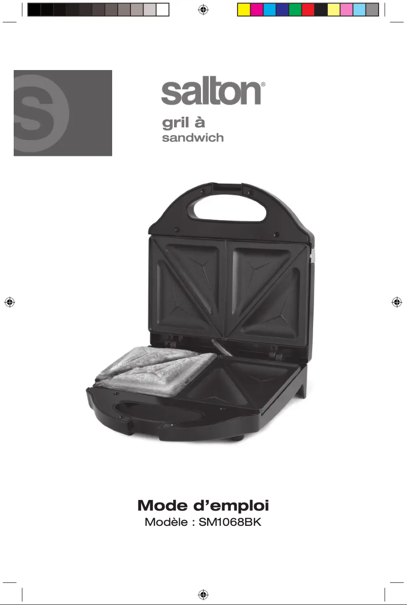 First page image of the manual for SM1068