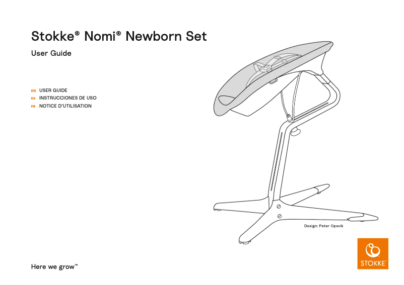 Page 1 of the manual User Manual Stokke Nomi Newborn Set
