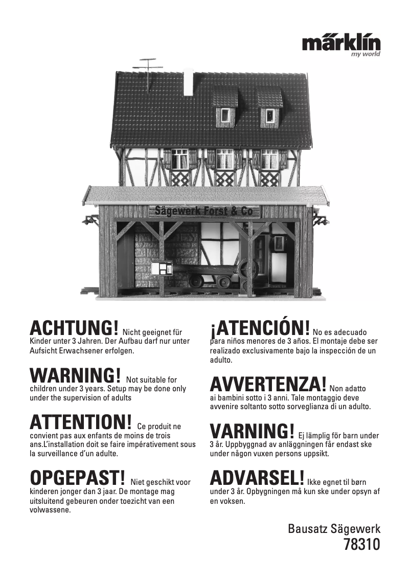 Image de la première page du manuel de l'appareil "Forestry" Theme Extension Set