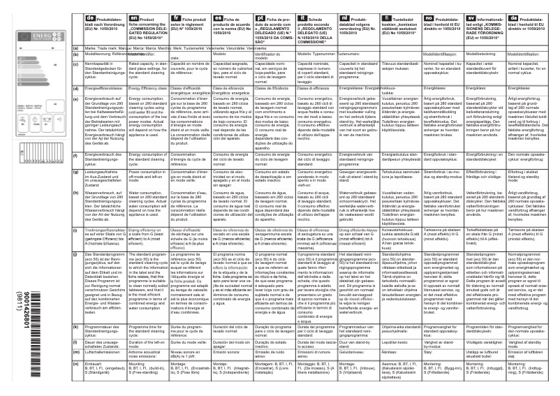 First page image of the manual for CG4B05V9