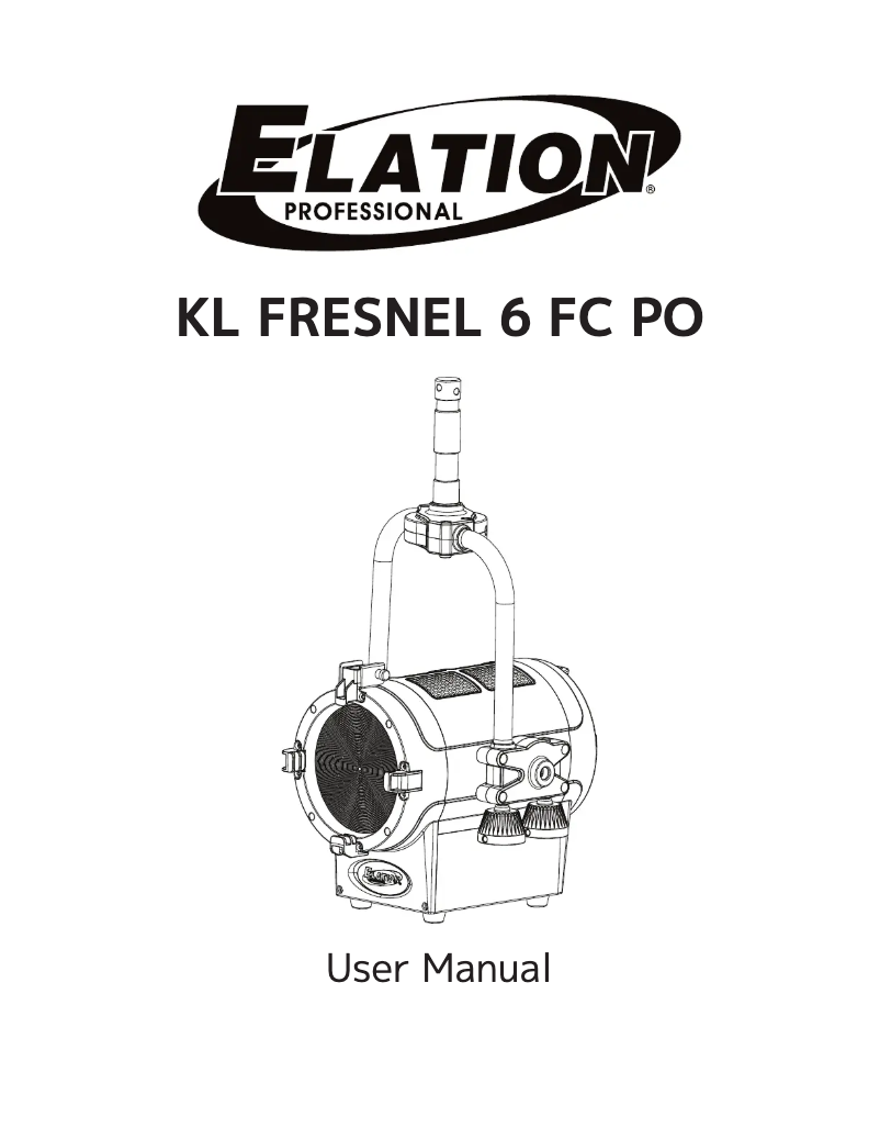 Image de la première page du manuel de l'appareil KL Fresnel 6 FC PO