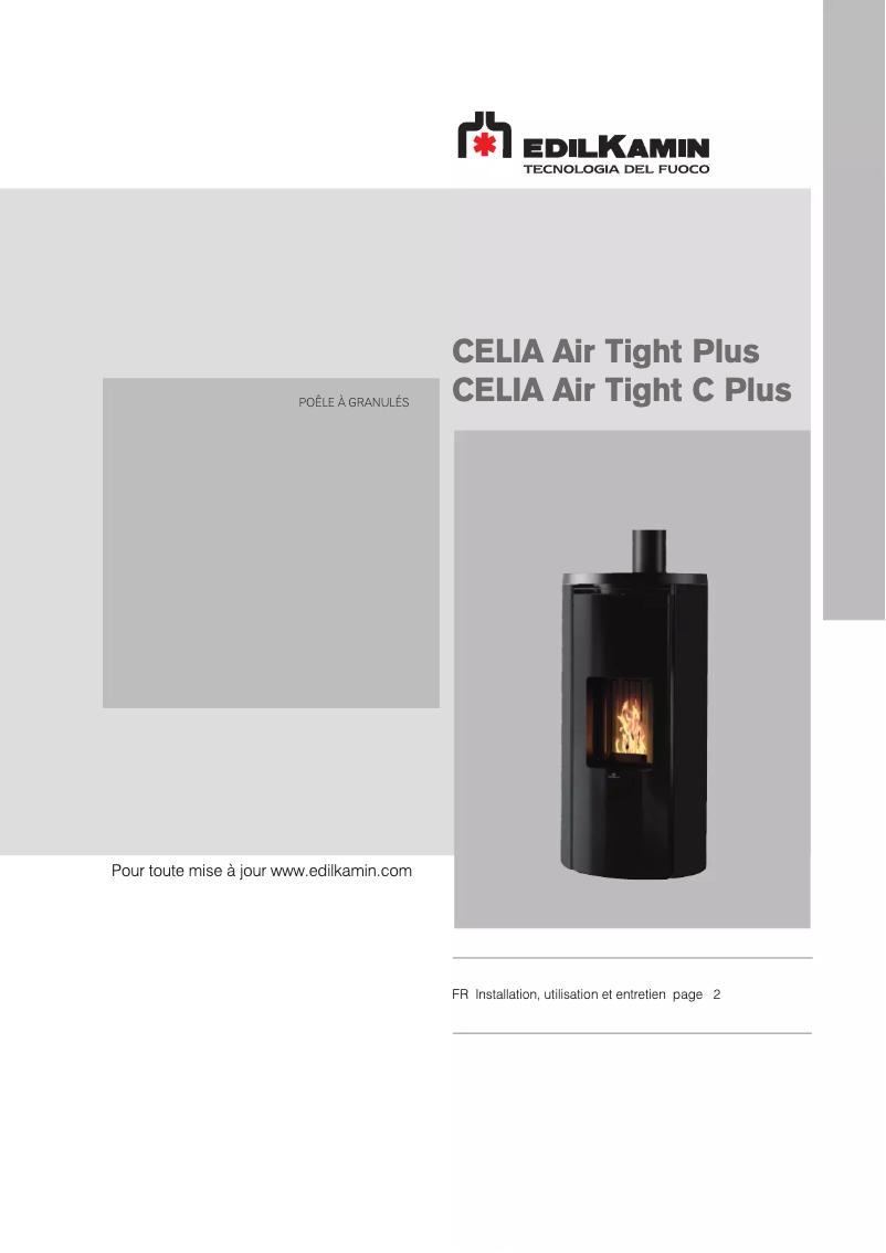 First page image of the manual for CELIA Air Tight Plus