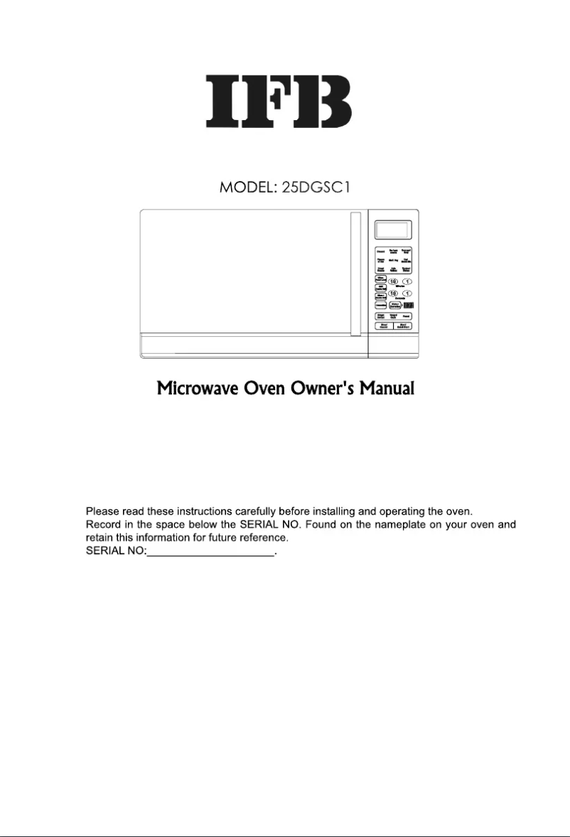 First page image of the manual for 25DGSC1