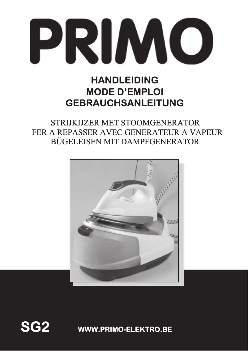 Page 1 of the manual User Manual Primo SG2