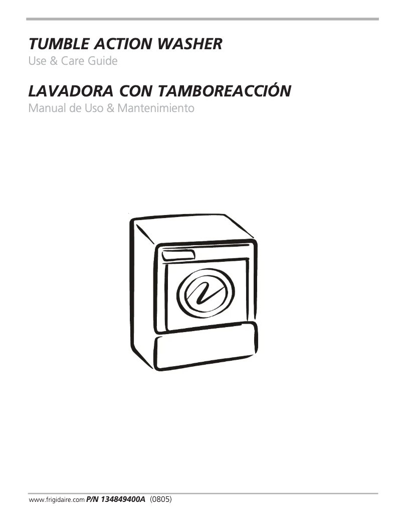 First page image of the manual for FTFB4000GS