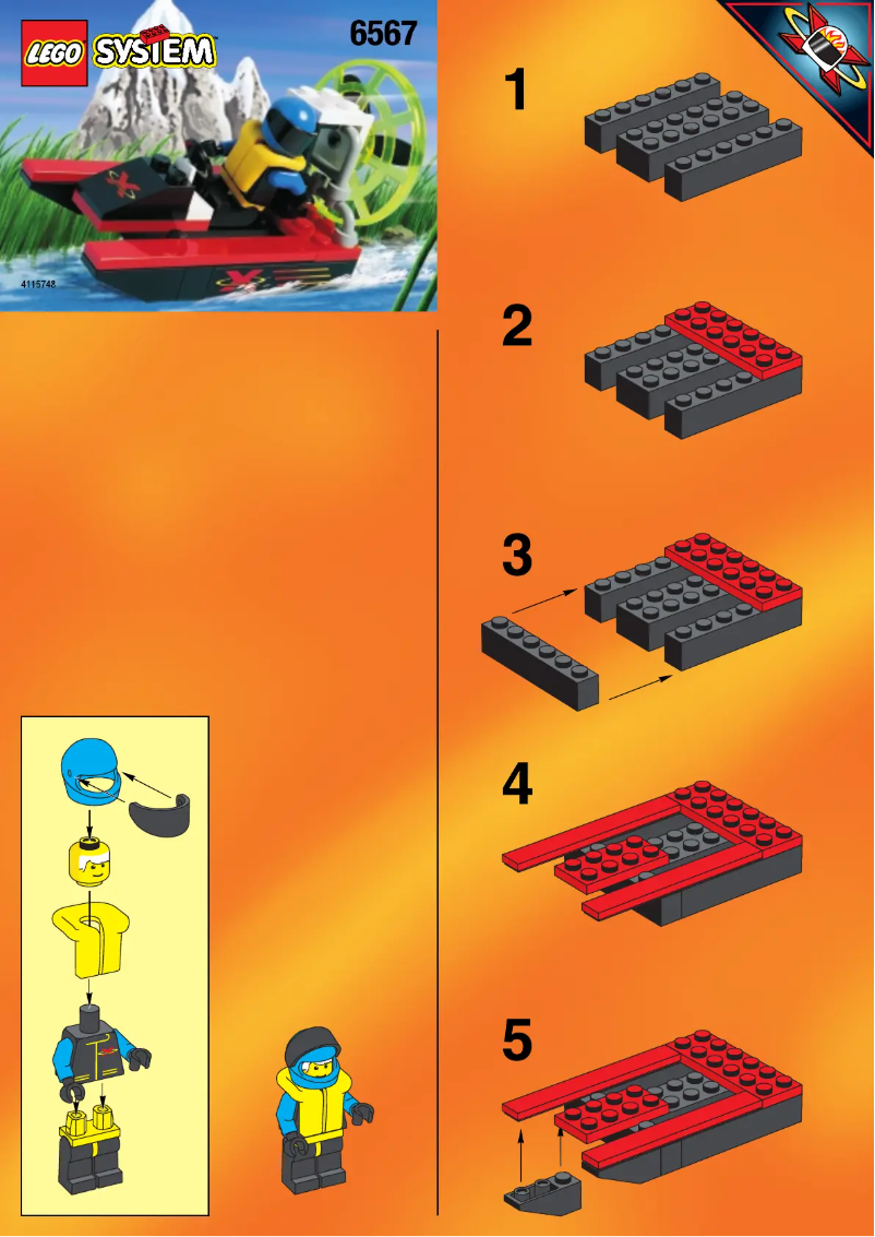 Page 1 of the manual User Manual Lego 6567