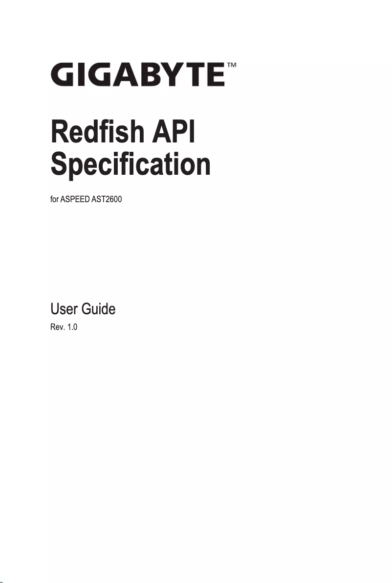 Page 1 of the manual Technical Sheet Gigabyte G293-S46