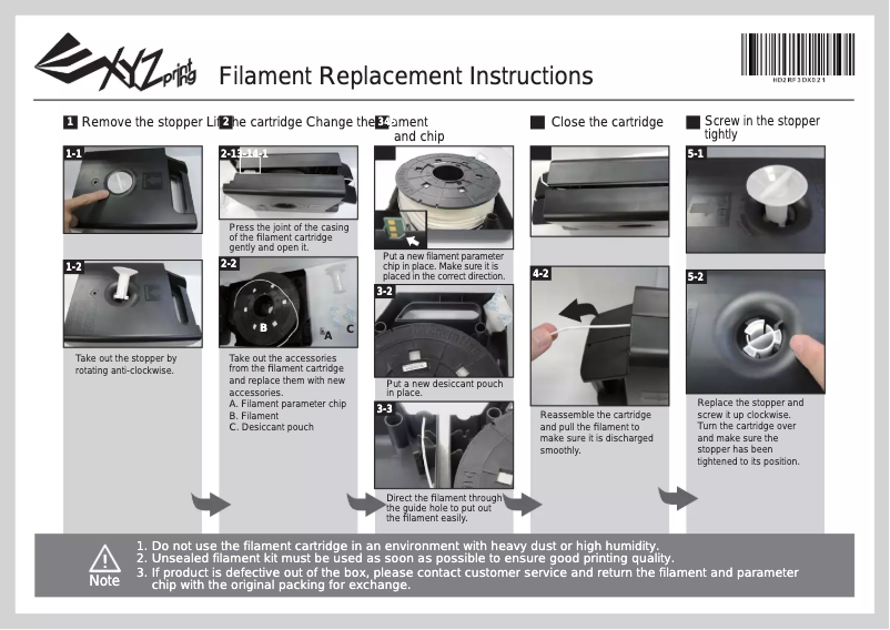 Image de la première page du manuel de l'appareil RF10BXEU07B