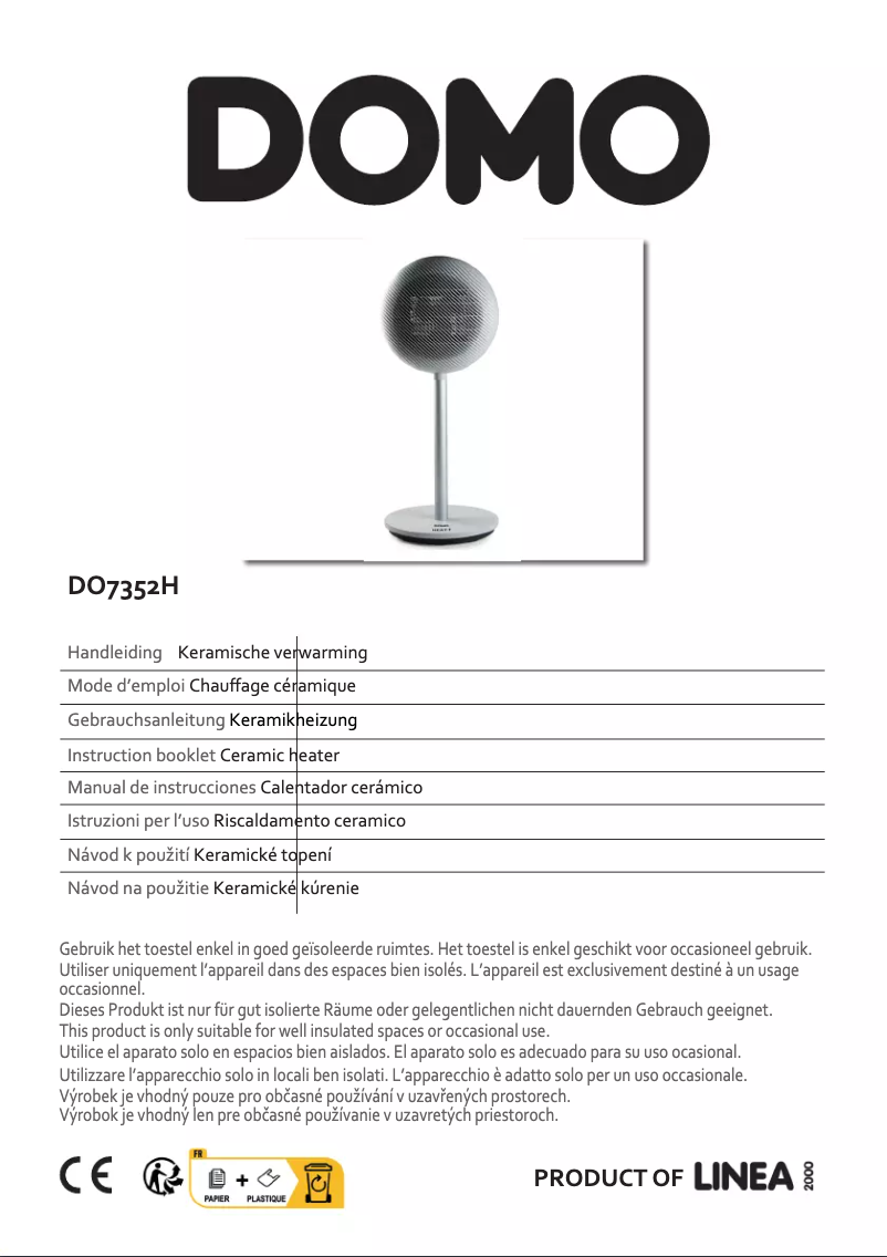 Page 1 of the manual User Manual Domo DO7352H