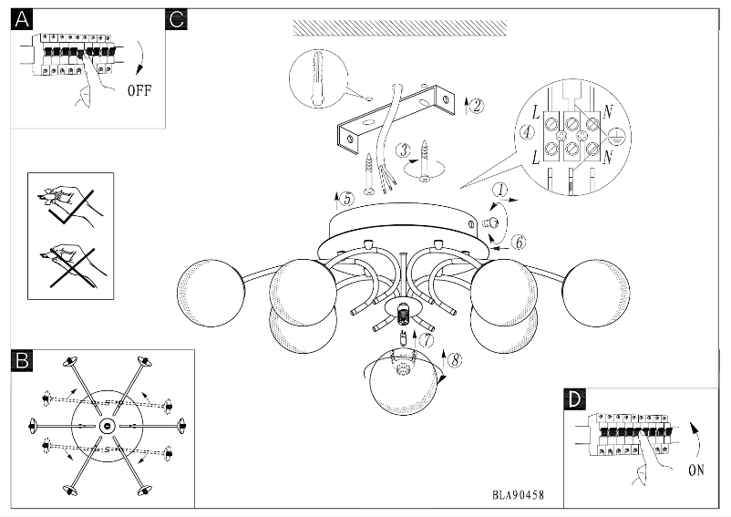 Page 1 of the manual User Manual Eglo Gambo