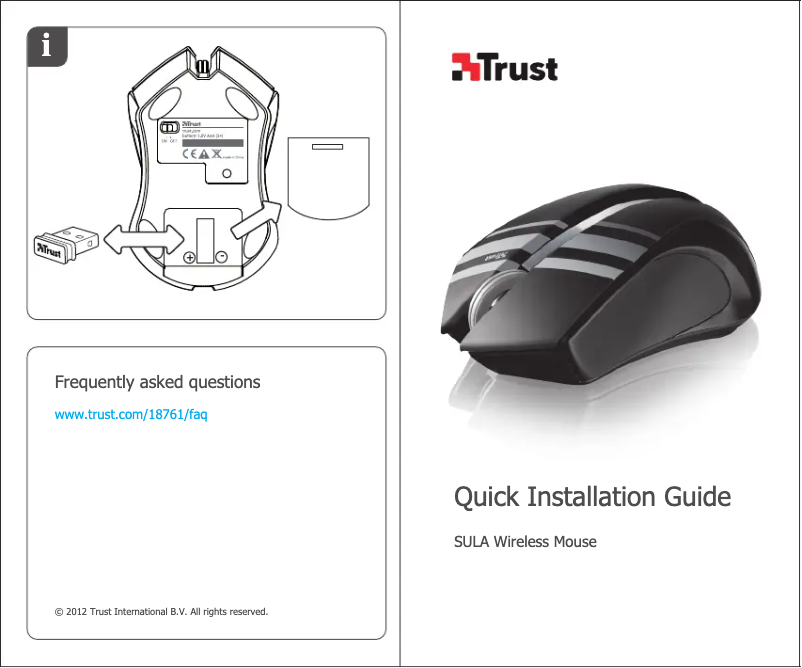 Page 1 of the manual User Manual Trust 18761