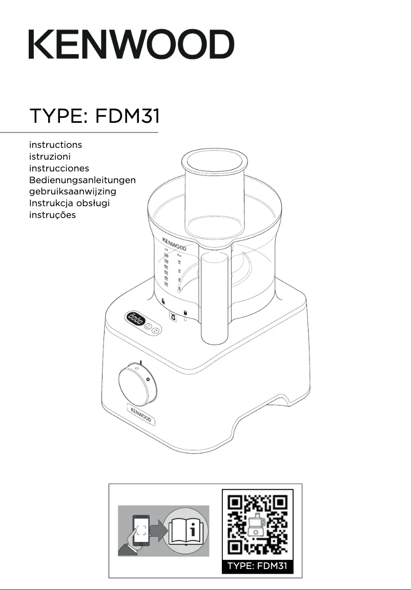 First page image of the manual for FDM316SS