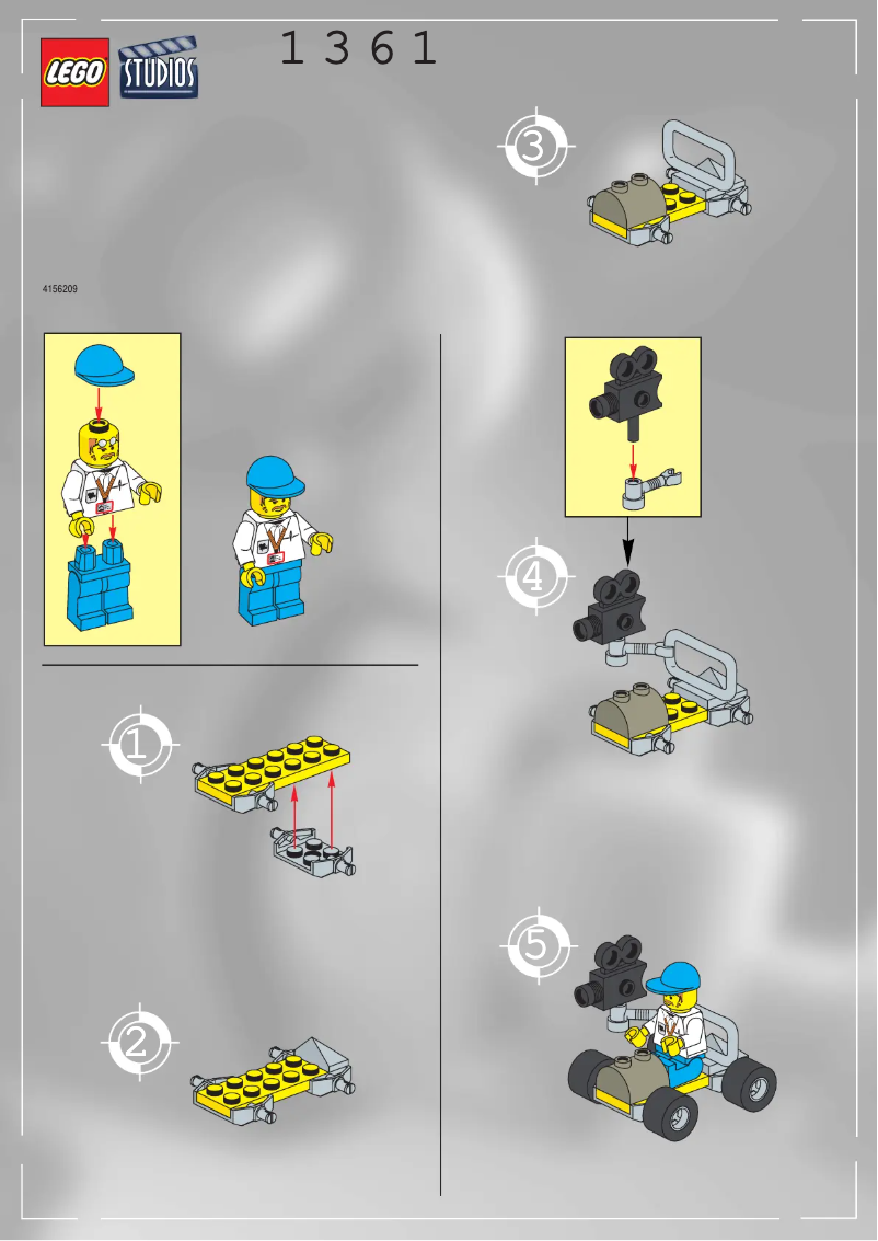 First page image of the manual for CAMERA CAR