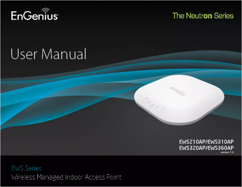 First page image of the manual for Neutron EWS355AP