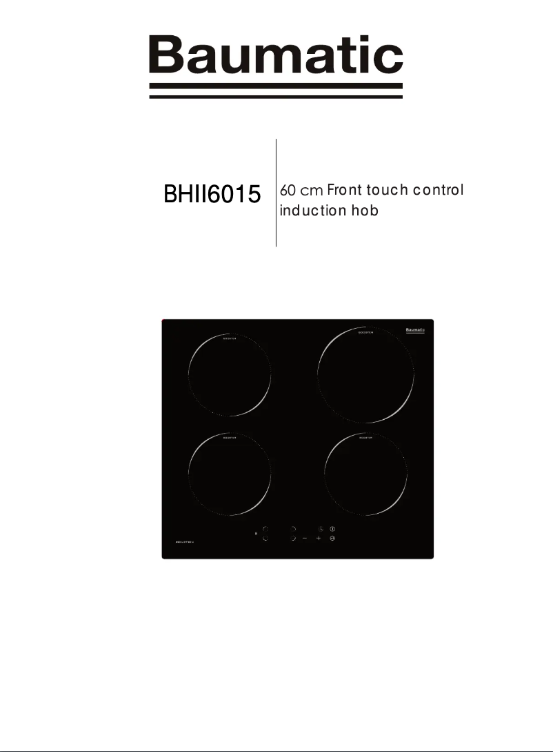 First page image of the manual for BHII6015