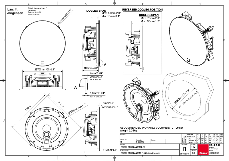 First page image of the manual for Phantom E-80