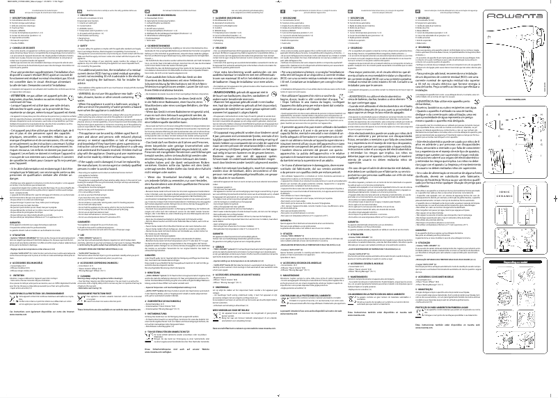 First page image of the manual for CV7620 Silence Sensor