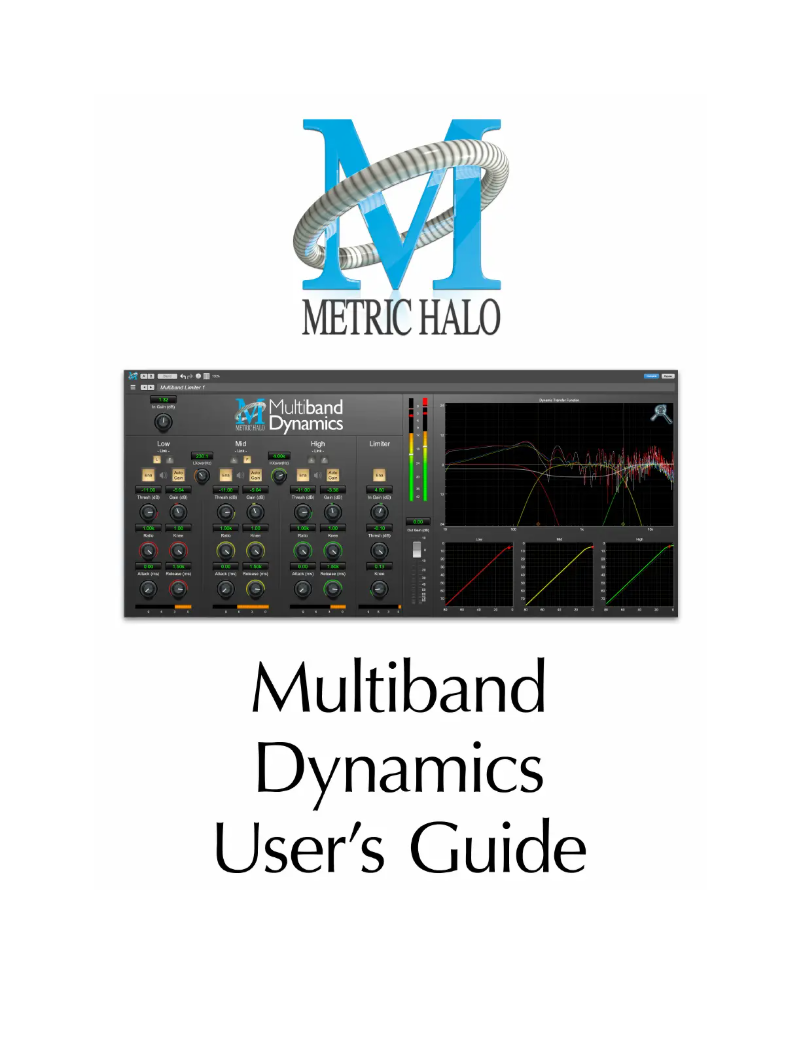 First page image of the manual for MULTIBAND DYNAMICS
