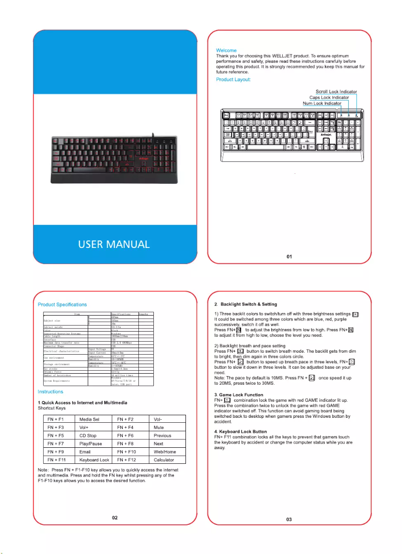 Page 1 of the manual User Manual ActiveJet K-3255