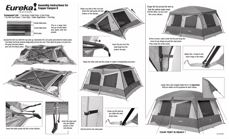 First page image of the manual for Copper Canyon 8