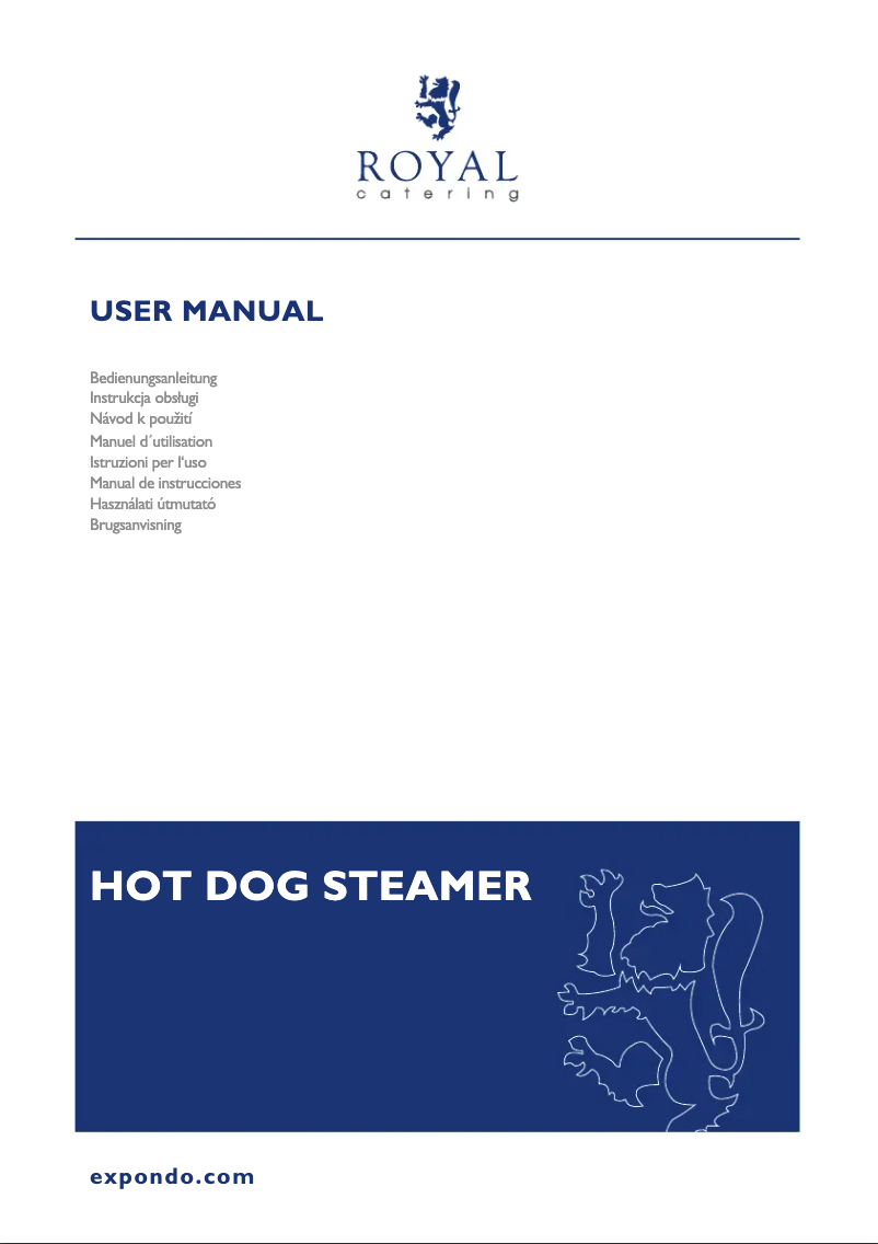 Image de la première page du manuel de l'appareil RCPHW 650