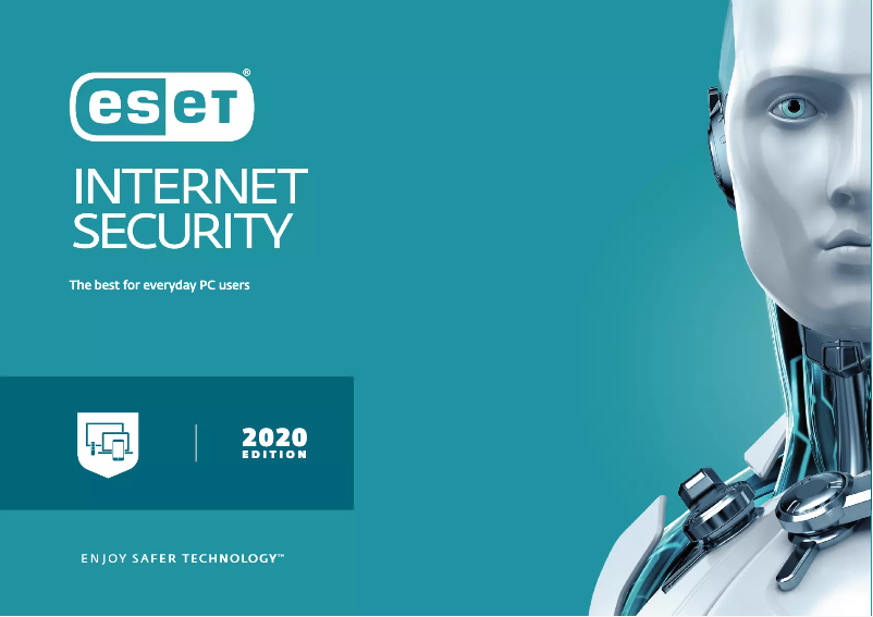Image de la première page du manuel de l'appareil Internet Security 2020