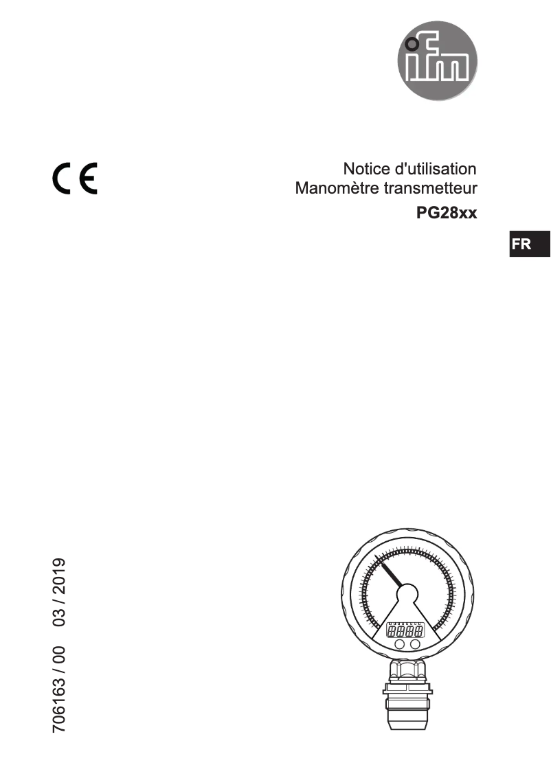 First page image of the manual for PG2897