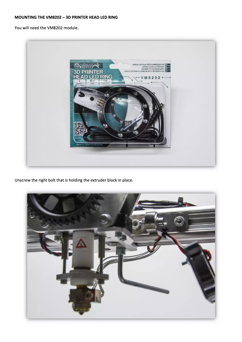 Page 1 of the manual User Manual Velleman VM8202