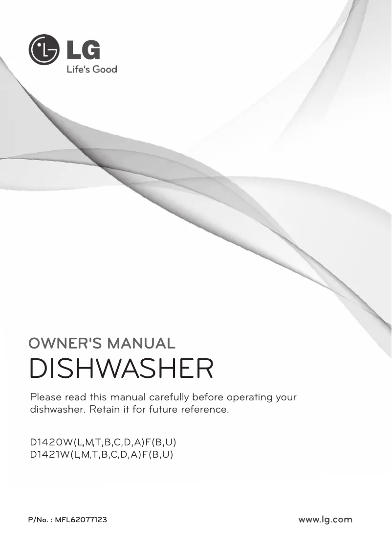 First page image of the manual for D1420CF