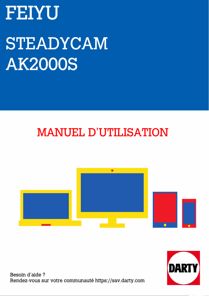Page 1 of the manual User Manual FeiyuTech AK2000S