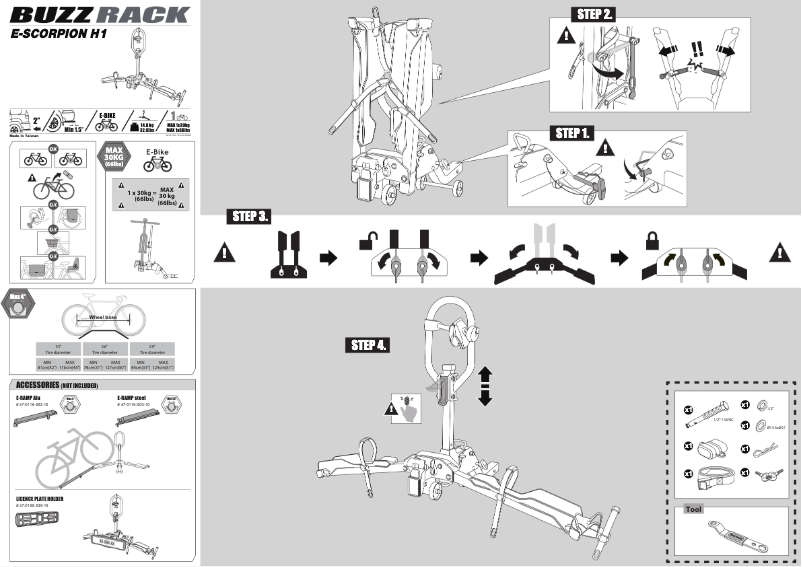 Page 1 of the manual User Manual Buzz Rack E-Scorpion H1
