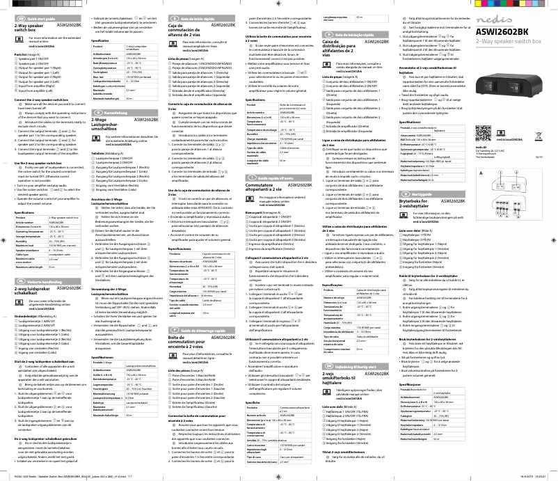 First page image of the manual for ASWI2602BK