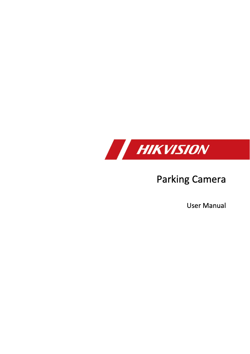 Page 1 of the manual User Manual Hikvision DS-TCP440-DB