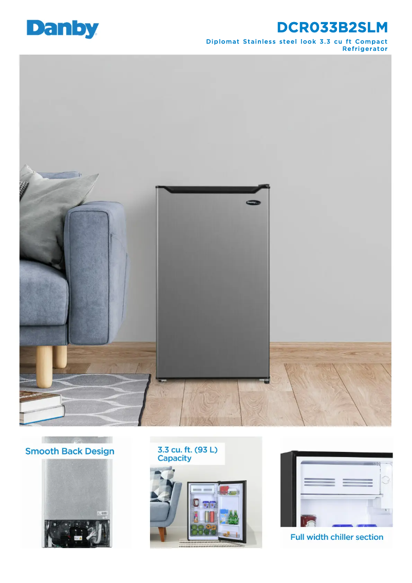 First page image of the manual for DCR033B2SLM