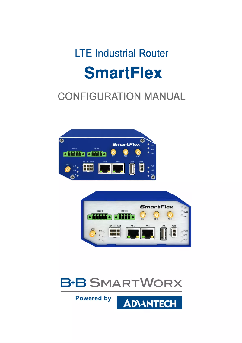 First page image of the manual for SmartFlex