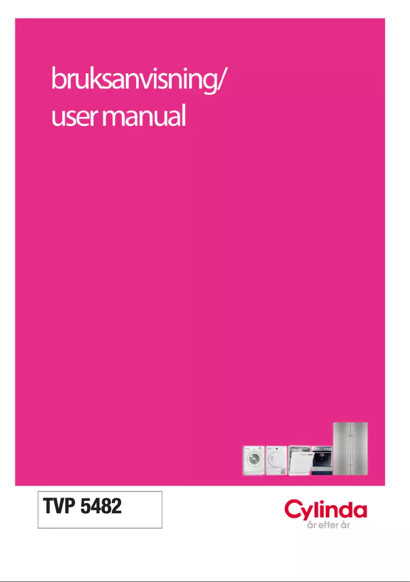 Page 1 of the manual User Manual Cylinda TVP 5582 VIT