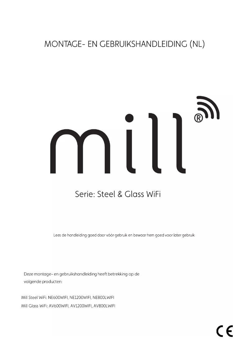 Page 1 of the manual User Manual Mill NE900WIFI