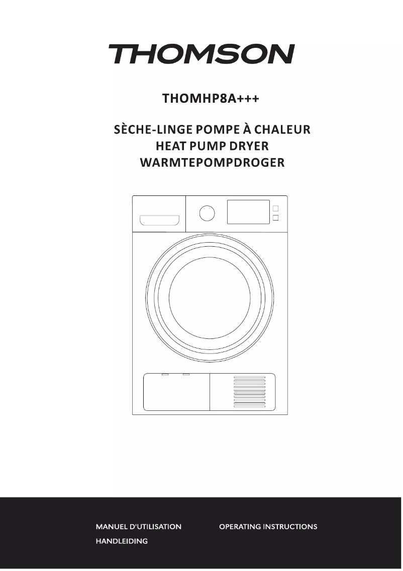 Page 1 de la notice Manuel utilisateur Thomson THOM HP 8A+++