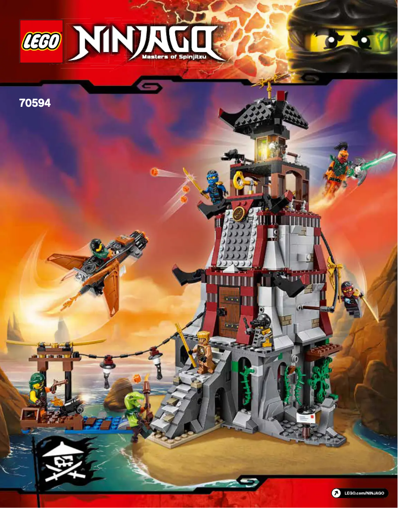 Page 1 of the manual User Manual Lego Ninjago 70594