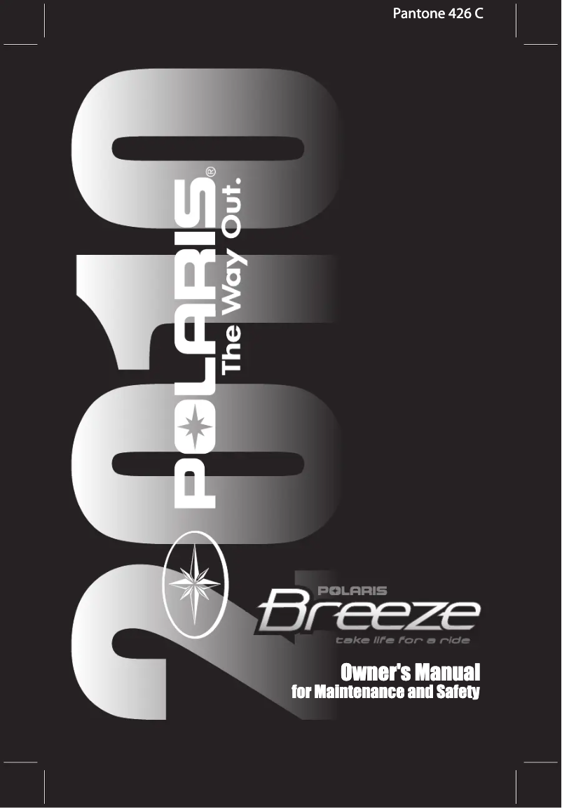 Page 1 of the manual User Manual Polaris Breeze (2010)