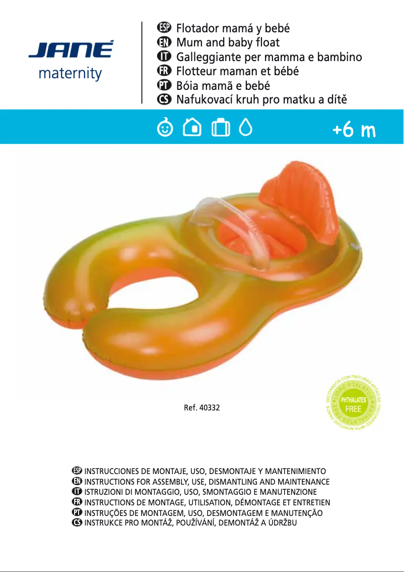 First page image of the manual for Keeper Floater