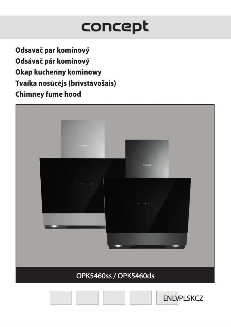 Page 1 of the manual User Manual Concept OPK5460DS